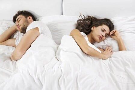 A man with weak power and a woman frustrated in bed