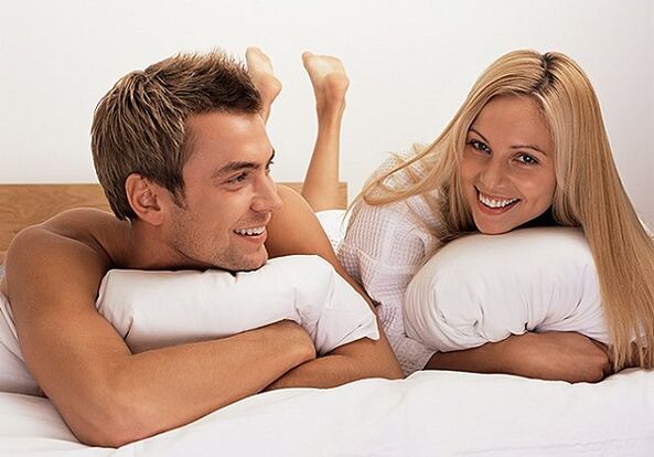 woman with a man who increased his potency