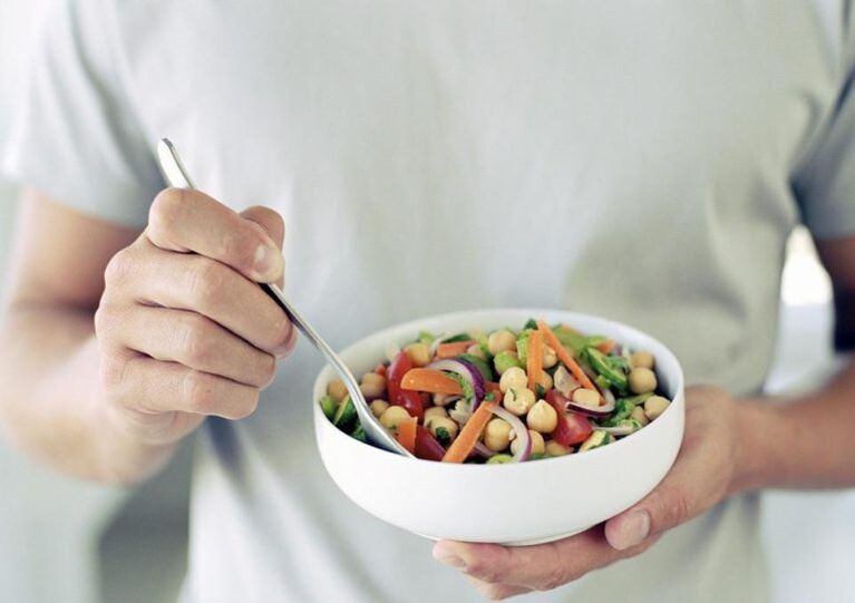 eat vegetable salad for potency